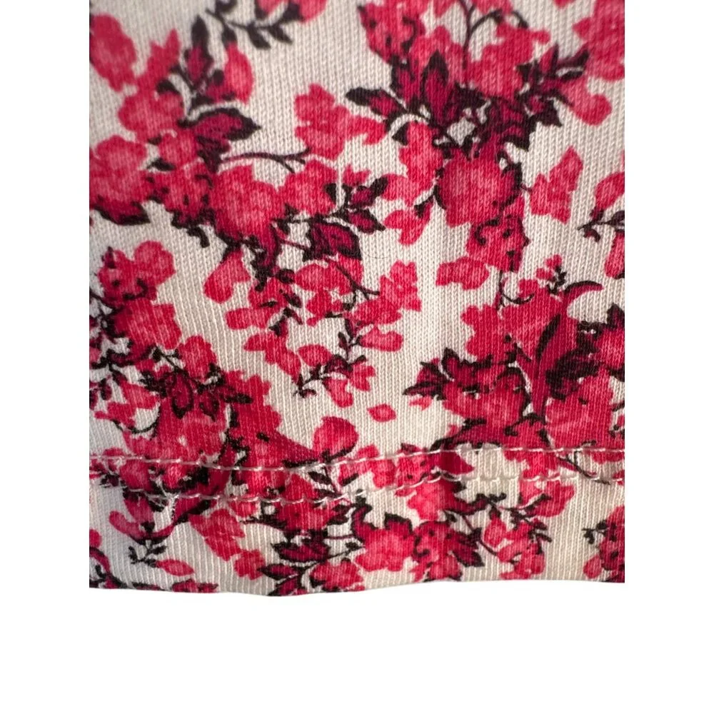 2/$30 ZARA Medium Floral Print Top With Puff Sleeves